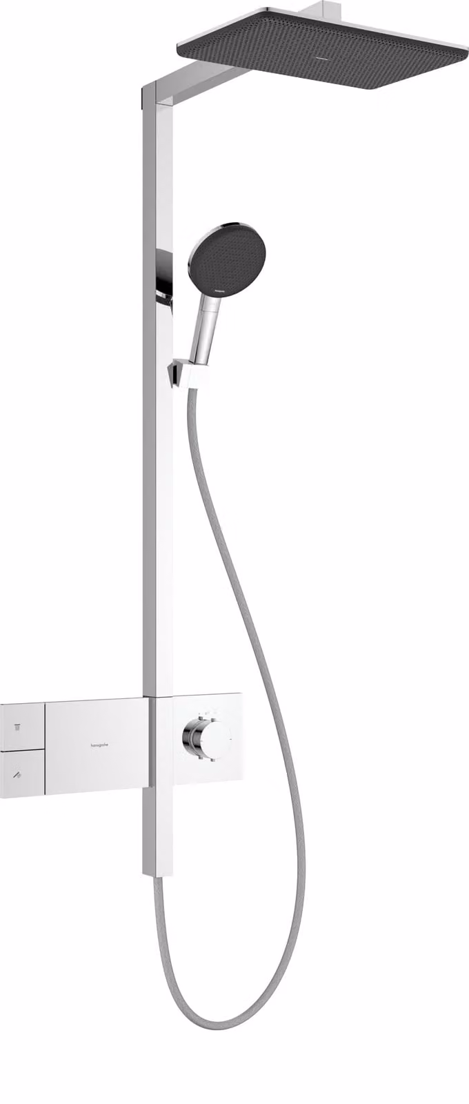 hansgrohe Raindance Alive Q système de douche 210/340 1-jet EcoSmart avec ShowerSelect Comfort, 24581000, 24581000