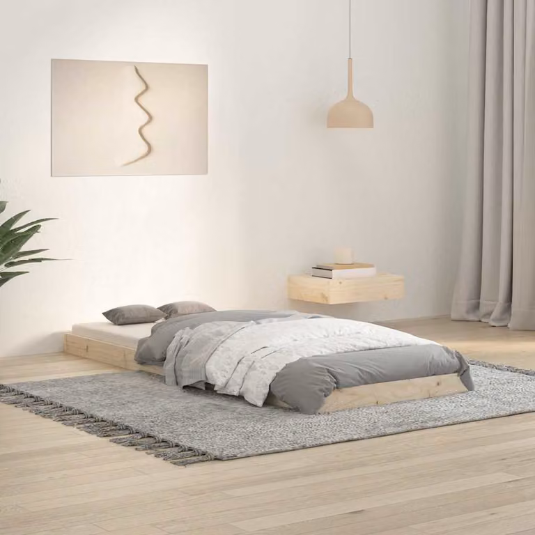 vidaXL Giroletto Single in Legno Massello di Pino L: 75 cm, P: 193,5 cm