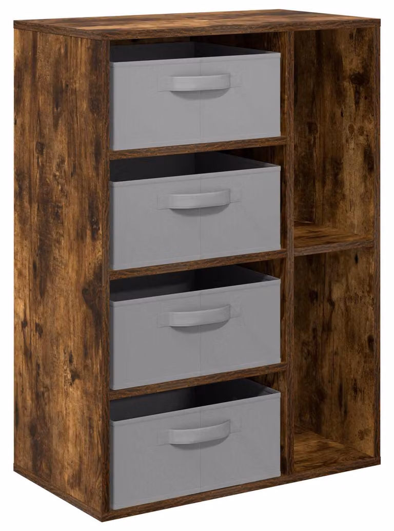 Credenza con cassetto Rovere fumé 60 x 33,5 x 84 cm
