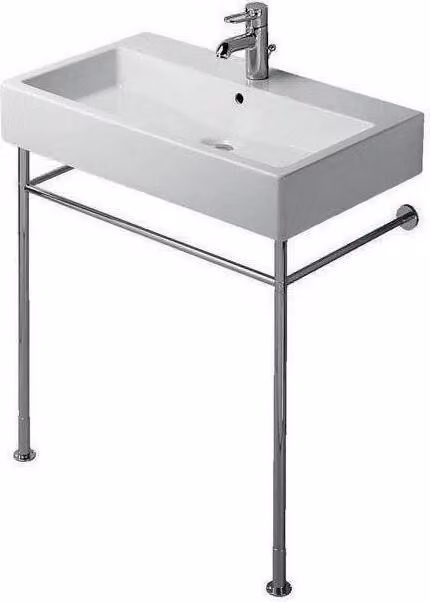 Console métallique Duravit Vero pour 045480, réglable en hauteur, chromé, 0030661000, 0030661000