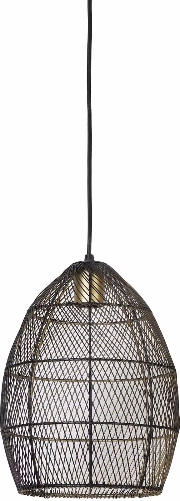 Lampada a sospensione - nero - Meya - metallo - E27 - 2933412 - Light & Living