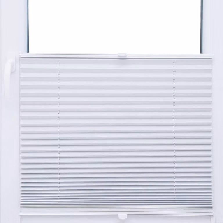 Tende oscuranti Thermo Black Out plissettate, 130x150 cm, colore bianco argento, oscuramento al 100% - Vasta scelta