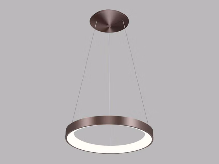 Apparecchio LED a sospensione BELLA SLIM, variante: COFFEE, Ø 480 mm, 3000/4000 K