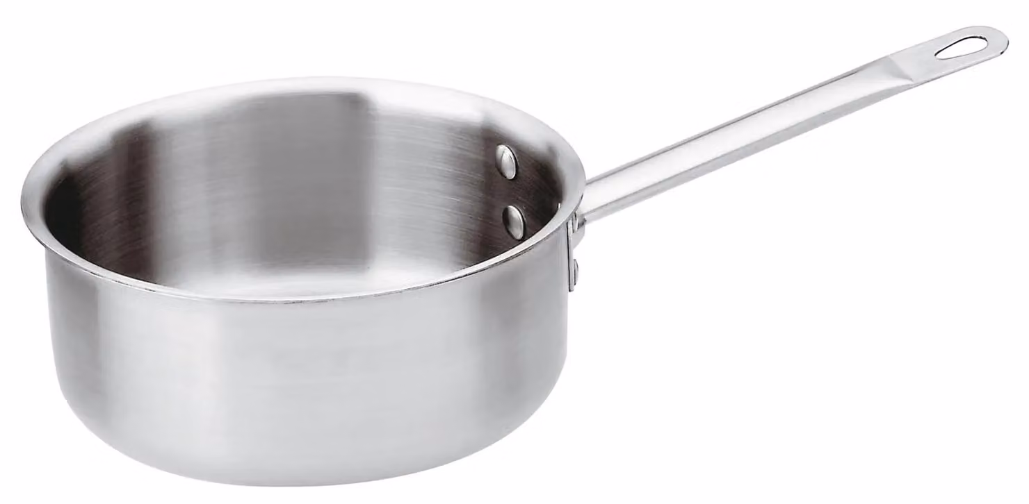 Casseruola Media Serie 2500 3-Ply in trimetallo inox-alluminio-inox per induzione, diam.20cm