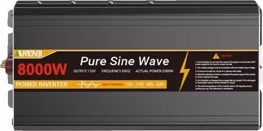 Inverter, potenza massima 8000 W, uscita a onda sinusoidale pura, ANJ-8000W-220V-B-a, 12 V, 220-240 V CA