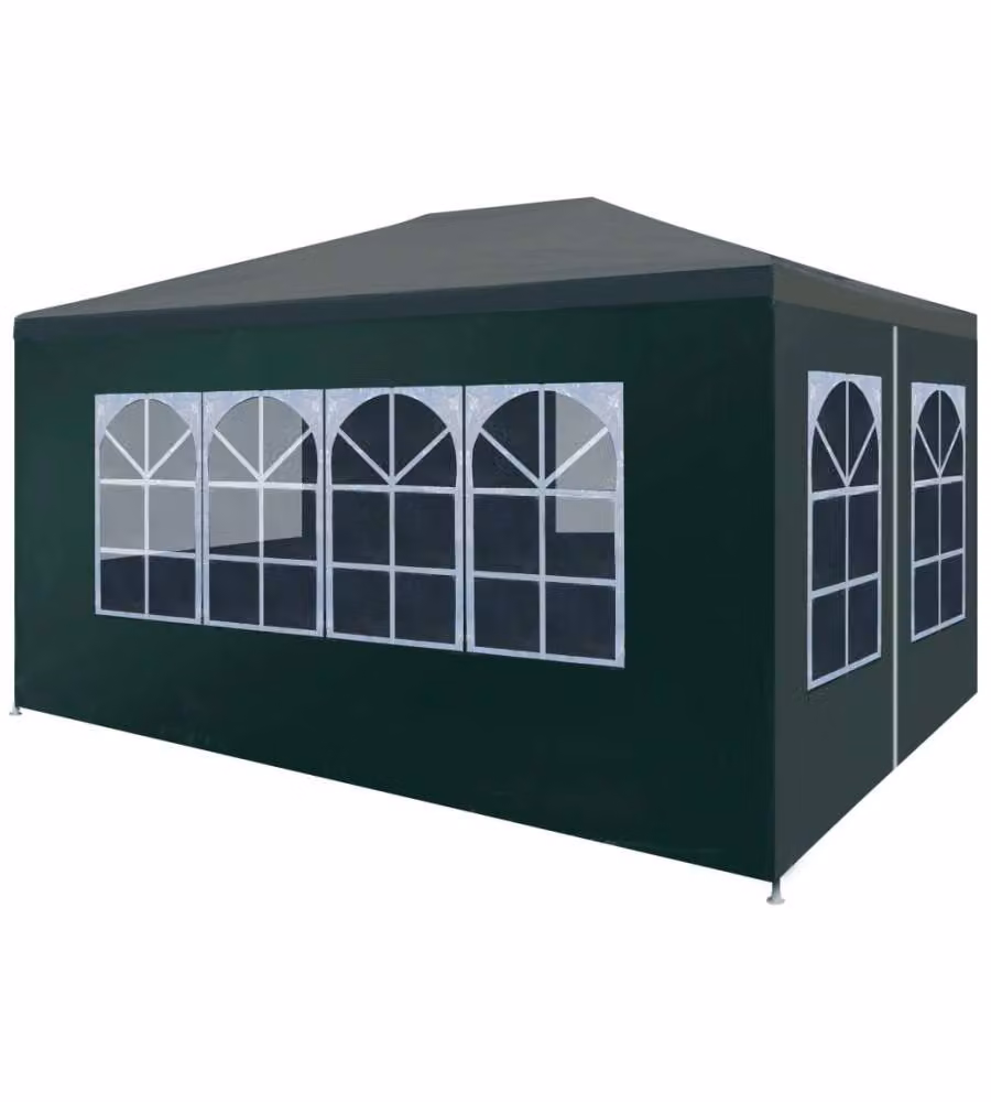 Tendone per feste vidaXL verde L/P/H: 4 x 3 x 2,55 m – 2