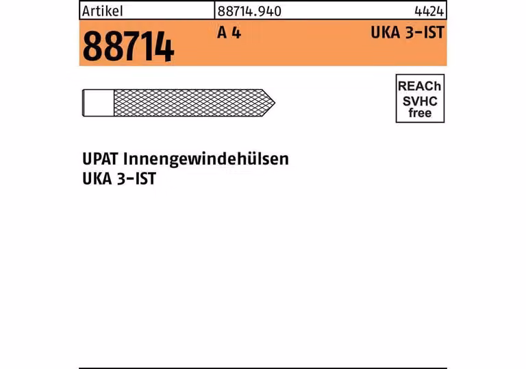 UPAT Ancoraggio filettato internamente IST M12 R
