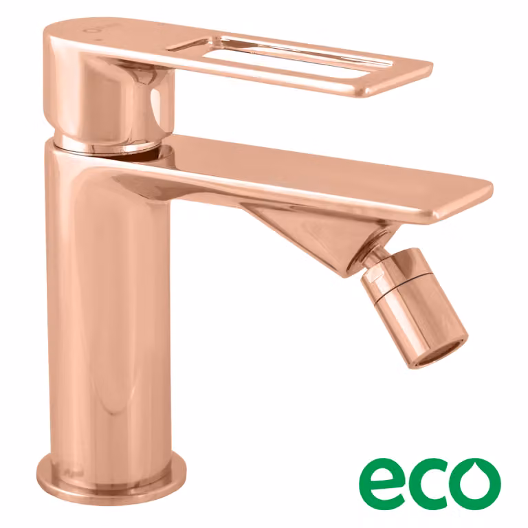 Slezák-RAV Rubinetto per bidet NIL - rosa dorato - lucido, Colore: ROSA DORATO - lucido , Finitura superficiale: PVD, Dimensione: 3/8''