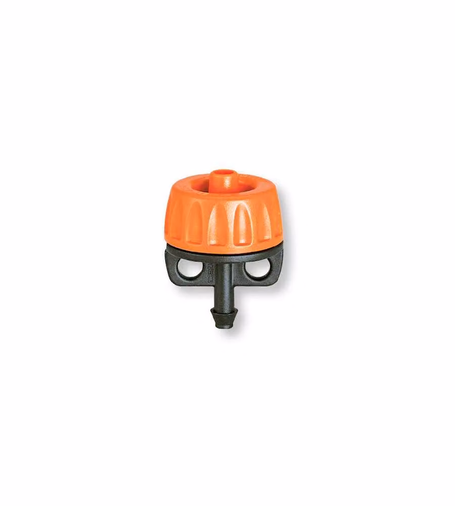 Set di 10 gocciolatori autocompensanti Claber arancioni per tubo collettore da 1/2 pollice con portata di 4,0 l/h – 2