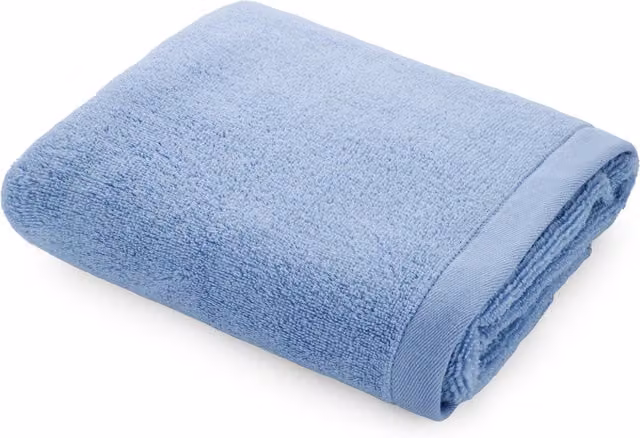 Asciugamano viso KASANOVA in cotone twisted terry blu L 100 x P 60 cm