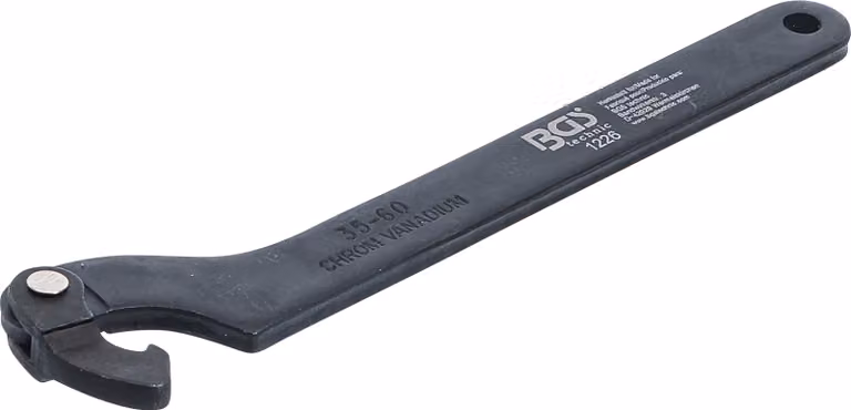 BGS 1226 Chiave a gancio incernierata