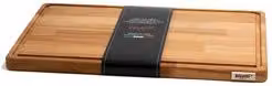 Tagliere rettangolare in legno marrone con raccoglisugo Bisetti L: 45 cm, P: 30 cm