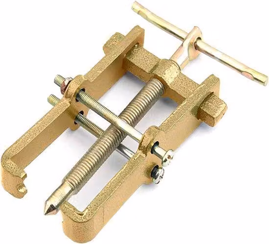 Set di viti a cuneo con ingranaggi doppi da 4 pollici, set Acciaio al carbonio con viti a cuneo da 4 pollici, set da 10 pezzi per utensili manuali