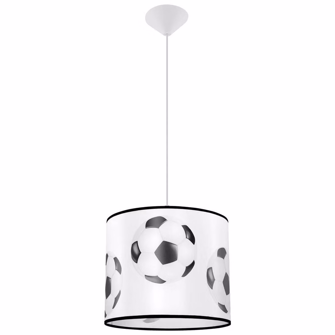 Lampada a sospensione FOOTBALL A 30 1xE27 15W PVC 82x30x30cm Sollux Lighting