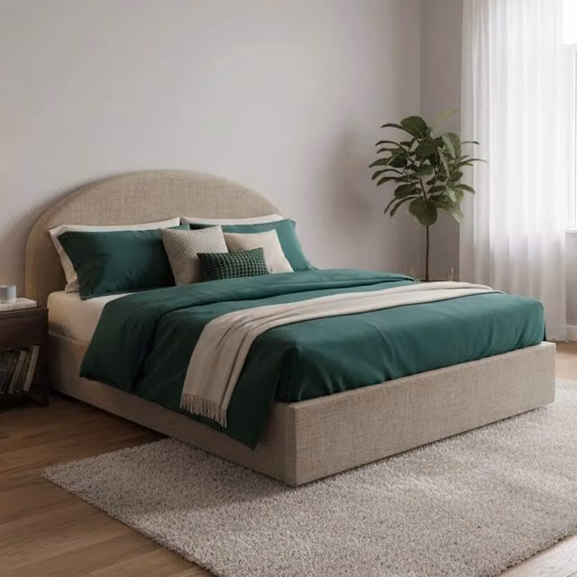 Letto Matrimoniale Melanite Talamo Italia con Materasso Incluso, Base con Contenitore Alzabile, Grigio Tortora, 160x200 cm