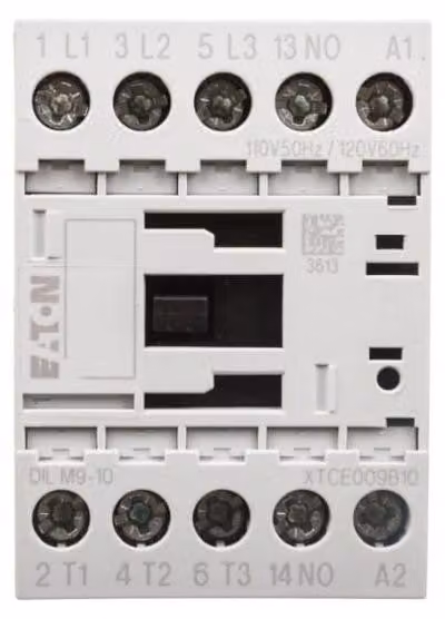 Contattore di potenza 9A 3P 110V AC 1NO 0R DILM9-10 (110V50HZ,120V60HZ) 276687