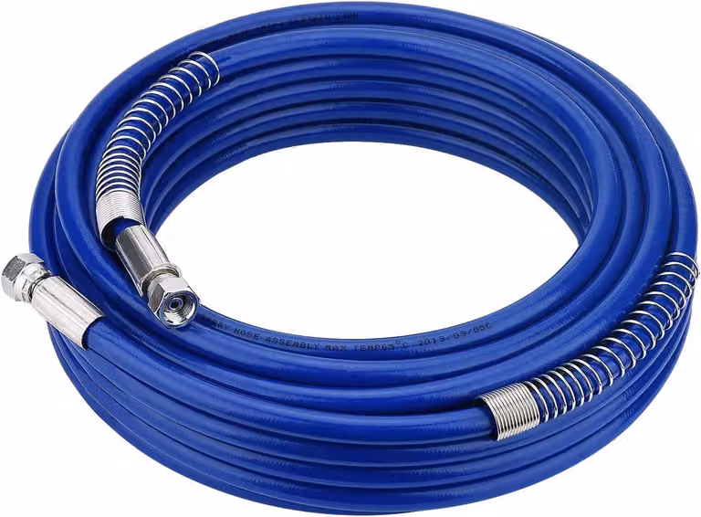 Tubo flessibile per verniciatura a pressione, senza aria, lunghezza 15 metri, diametro 1/4 di pollice, pressione massima 4300 PSI, ideale per lavori di verniciatura professionali