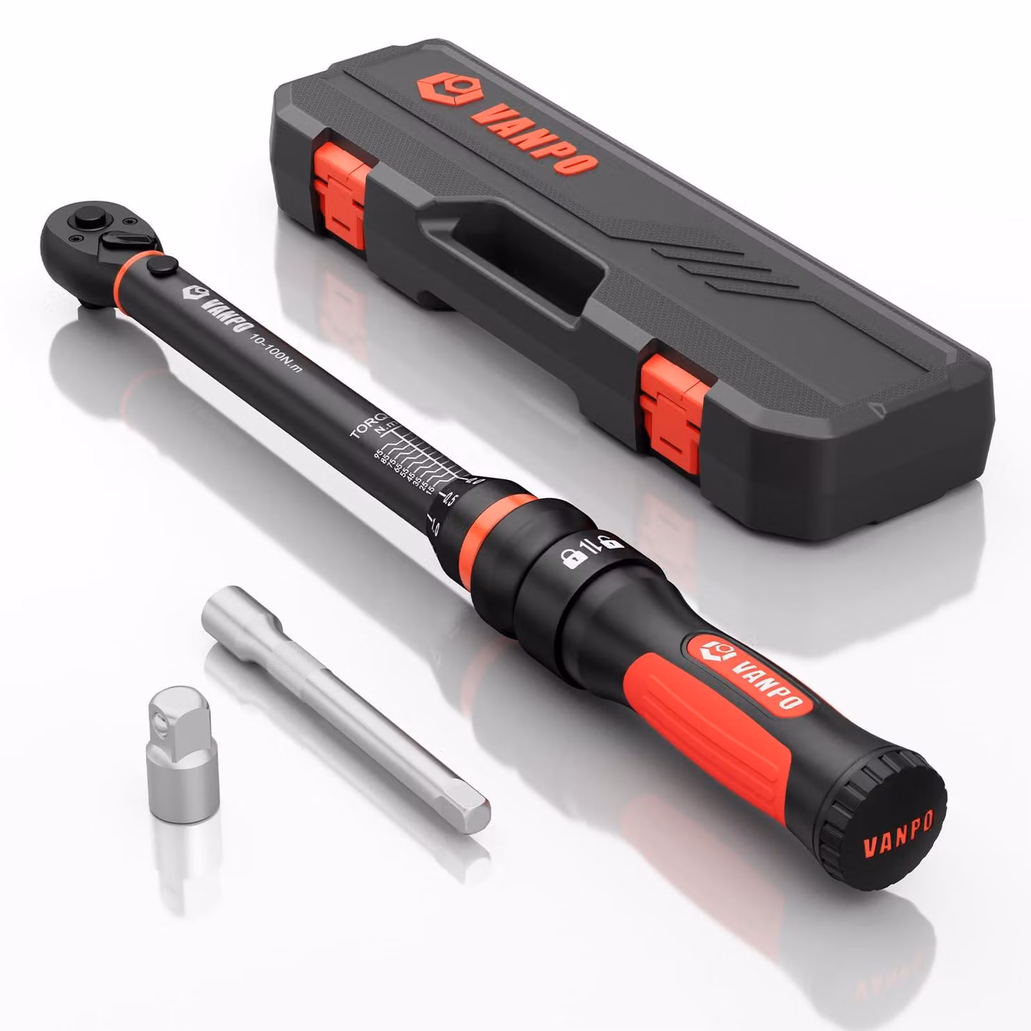 Solidchoice - Chiave dinamometrica da 3/8 di pollice, 10-100 Nm, per auto e motori