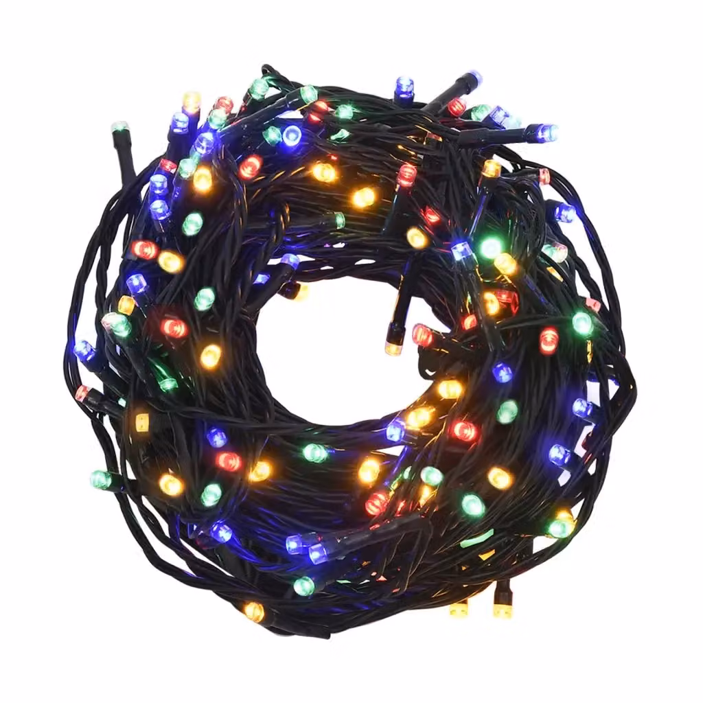 Stringa di Luci LED Multicolore RGB vidaXL con 2000 LED in PVC per Decorazioni Natalizie – 2