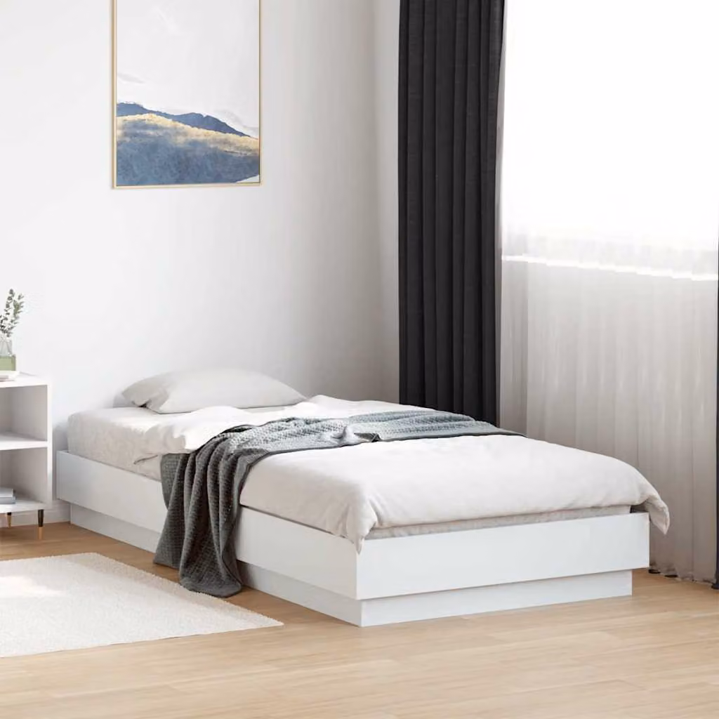Giroletto vidaXL Bianco in Legno Multistrato L: 90 cm, P: 190 cm