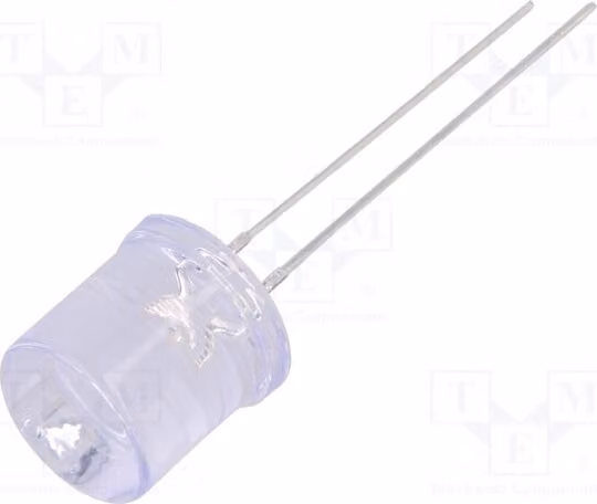 2x LED OSB5SAA6A1A, diodi LED a montaggio superficiale (THT), 10 mm, angolo di emissione 100°, intensità luminosa 750÷1120 mcd, colore blu, 10 mm