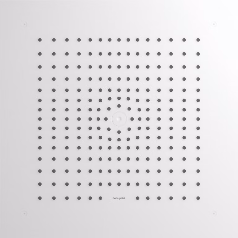 hansgrohe Raindance E Douche de tête, carrée 400x400mm, 1jet, intégrée au plafond, 26252700, 26252700