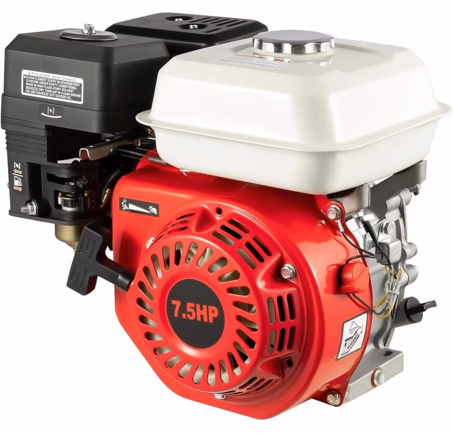 Motore a benzina - Cilindro e componenti - 210 cm³ - 7,5 CV - Motore a quattro tempi - Adatto per go-kart e pompe idrauliche
