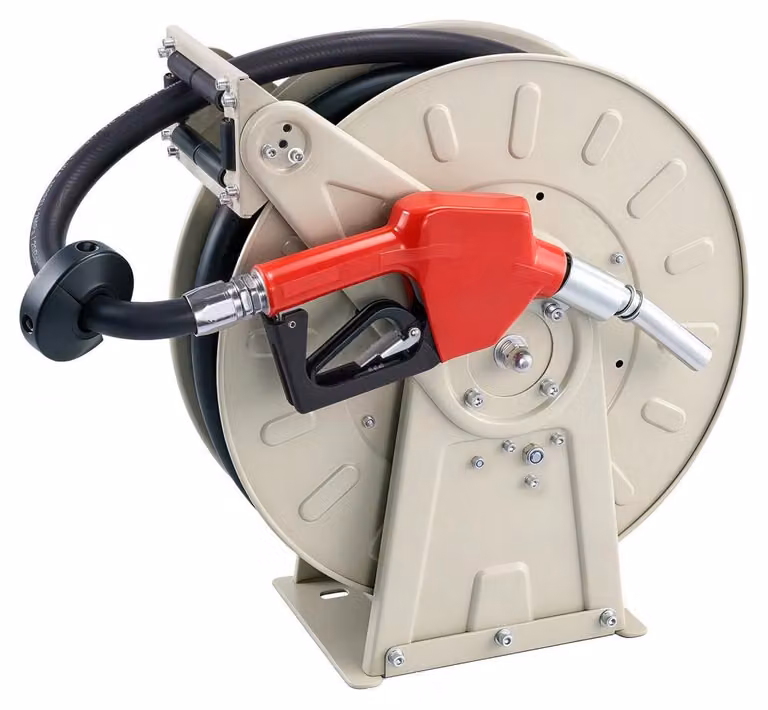 Bobina per tubo carburante, lunghezza 9,9 metri, tubo in NBR da 3/4 di pollice, pressione 20 bar, resistente agli oli