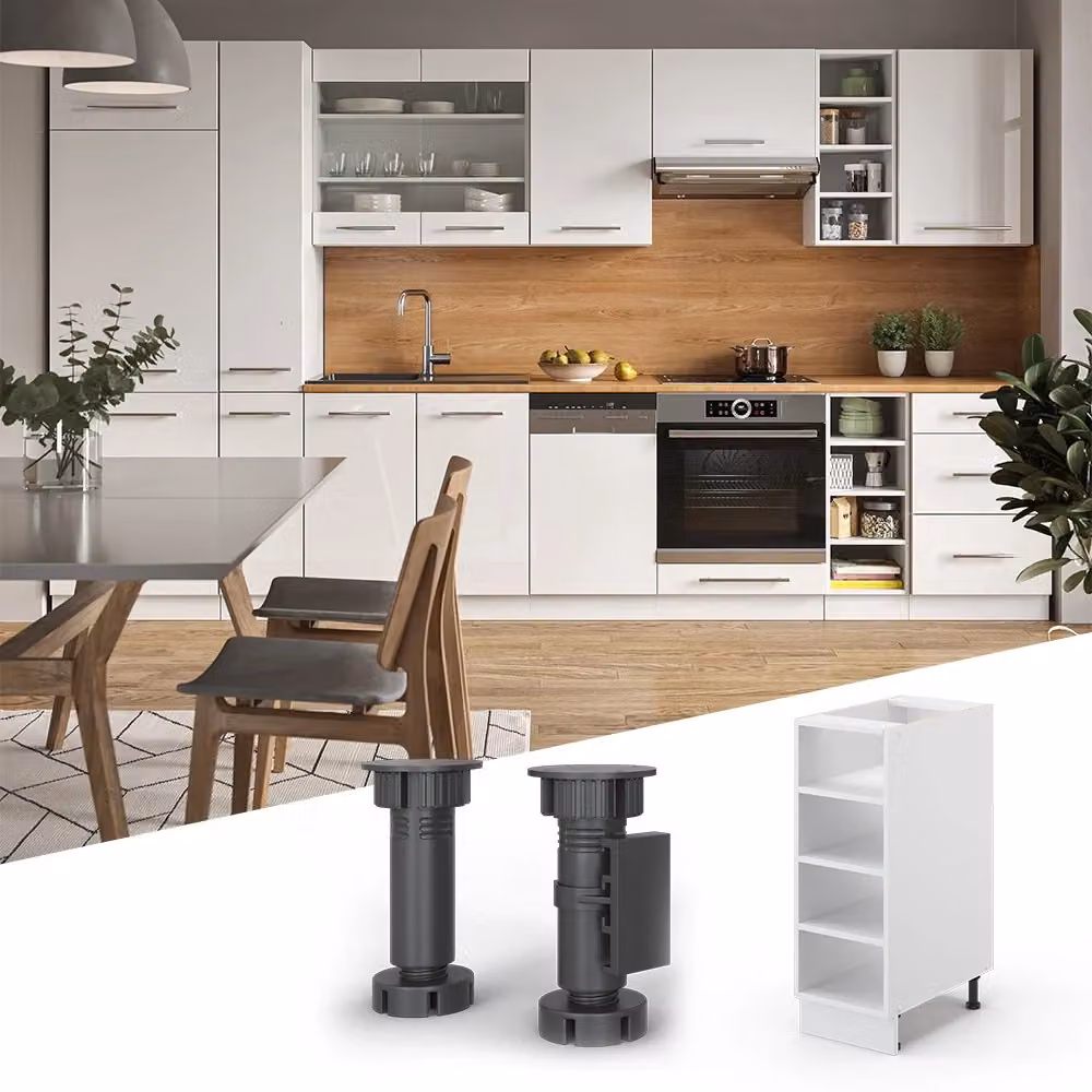 Scaffale da cucina moderno Vicco Fame-Line Bianco e Antracite L/P/H: 30 x 60 x 82 cm – 2