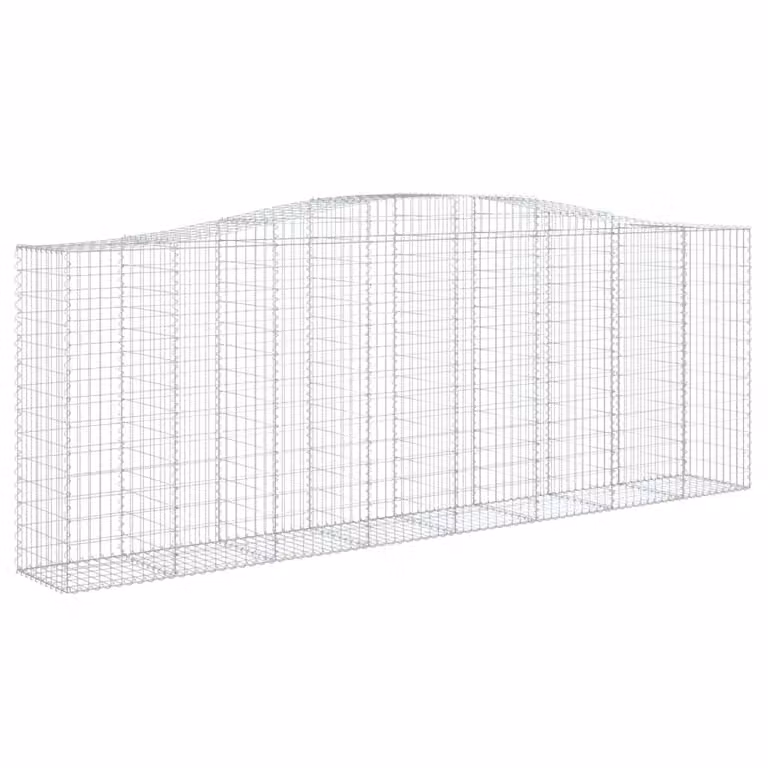 Cesto Gabbione ad Arco 400x50x140/160 cm Ferro Zincato