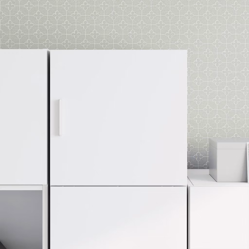 Mobile a parete vidaXL bianco in legno e MDF con ante a battente L/P/H: 40 x 40 x 42,5 cm