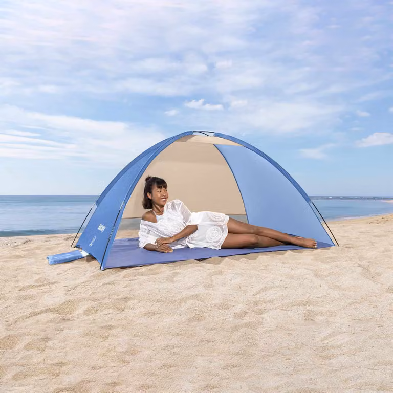 Tenda da spiaggia Bestway Viola e Blu L: 200 cm, P: 120 cm, H: 95 cm