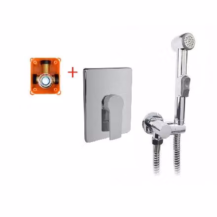 Mereo Dita - Miscelatore bidet da incasso, con doccetta e corpo, cromato CBE60105DBS