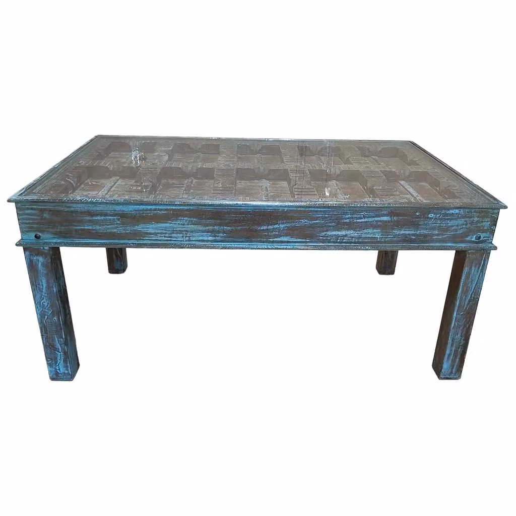 Tavolo rettangolare in legno stile rustico WANDERLUST DECO L: 170 cm, P: 107 cm, H: 76 cm – 2