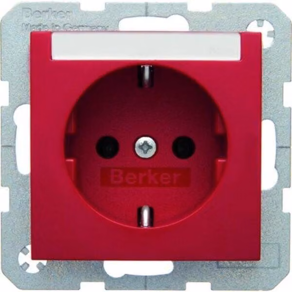 Presa BERKER 1f rt glz S.1/B.3/B.7 UP IP20 BSF