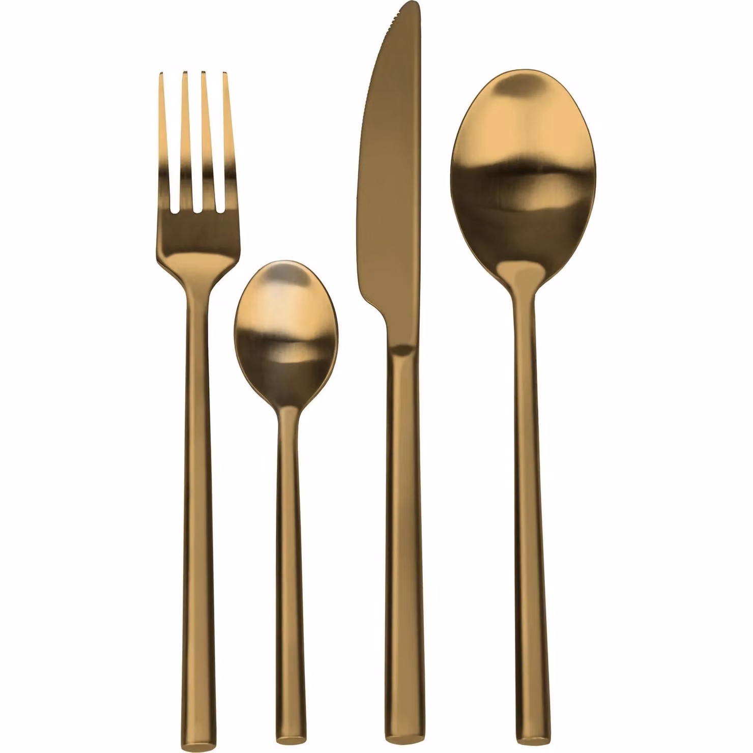Servizio di posate Dakotah Gusto Casa in acciaio inox Oro Satinato, 24 pezzi