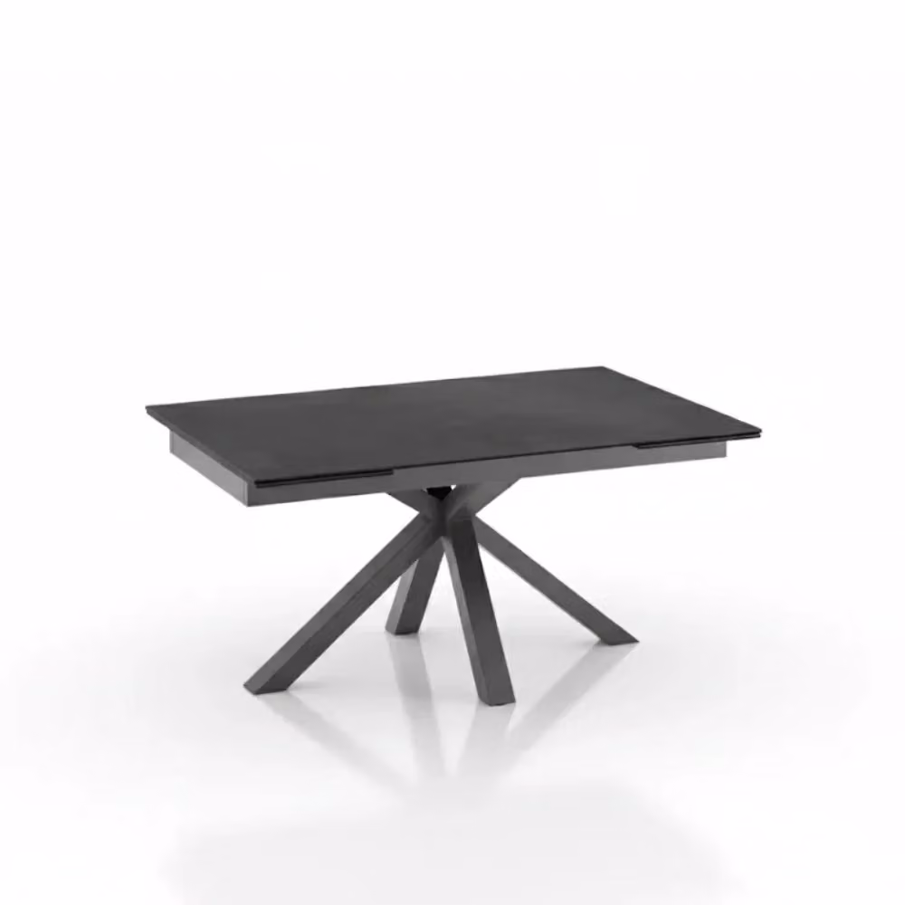 Tavolo da pranzo allungabile in ceramica grigio Guernica Duzzle L: 160-240 cm, P: 90 cm, H: 76 cm – 2
