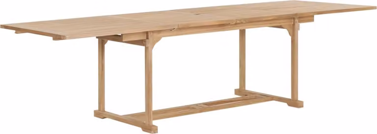 Tavolo da Giardino Allungabile 180-280x100x75 cm in Teak
