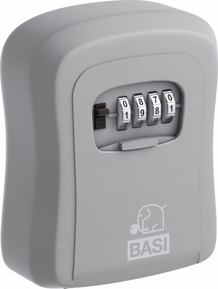 BASI - Cassetta di sicurezza per chiavi - SSZ 200 - grigio - Serratura a combinazione - Cassaforte - 2101-0000-1200