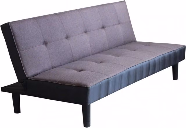 Divano Letto Alvin 180x86x78 cm in Tessuto Antracite