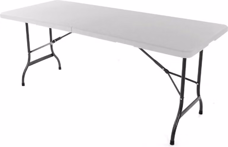 Tavolo pieghevole VCM | dimensioni 180x74x72 cm | tavolo da campeggio | tavolo da festa | tavolo da giardino pieghevole | tavolo da bistrot | tavolo da catering