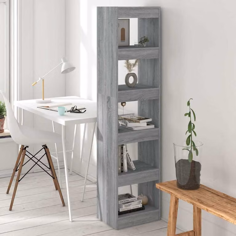 Libreria/Divisorio vidaXL Grigio Sonoma L: 40 cm, P: 30 cm, H: 166 cm