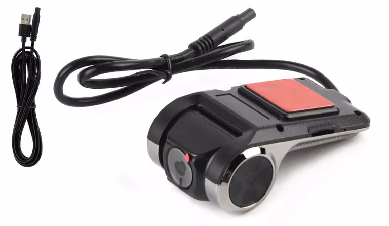 Videocamera da cruscotto, HD 1080p 140° grandangolo registrazione loop USB DVR on-dash camera per auto videoregistratore