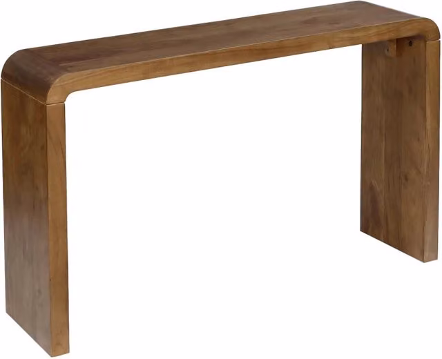 Consolle esotica in legno di acacia 120cm, noce