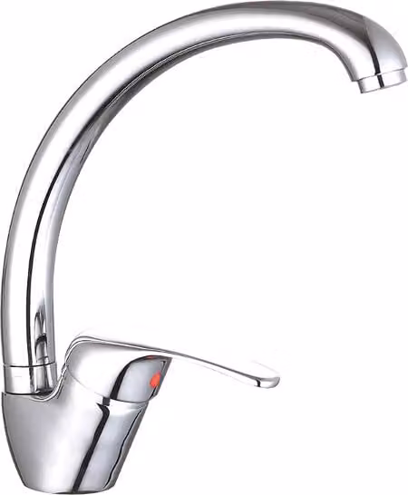 Miscelatore da cucina Miscelatore cromato Rubinetto per lavello da cucina Rubinetto per acqua