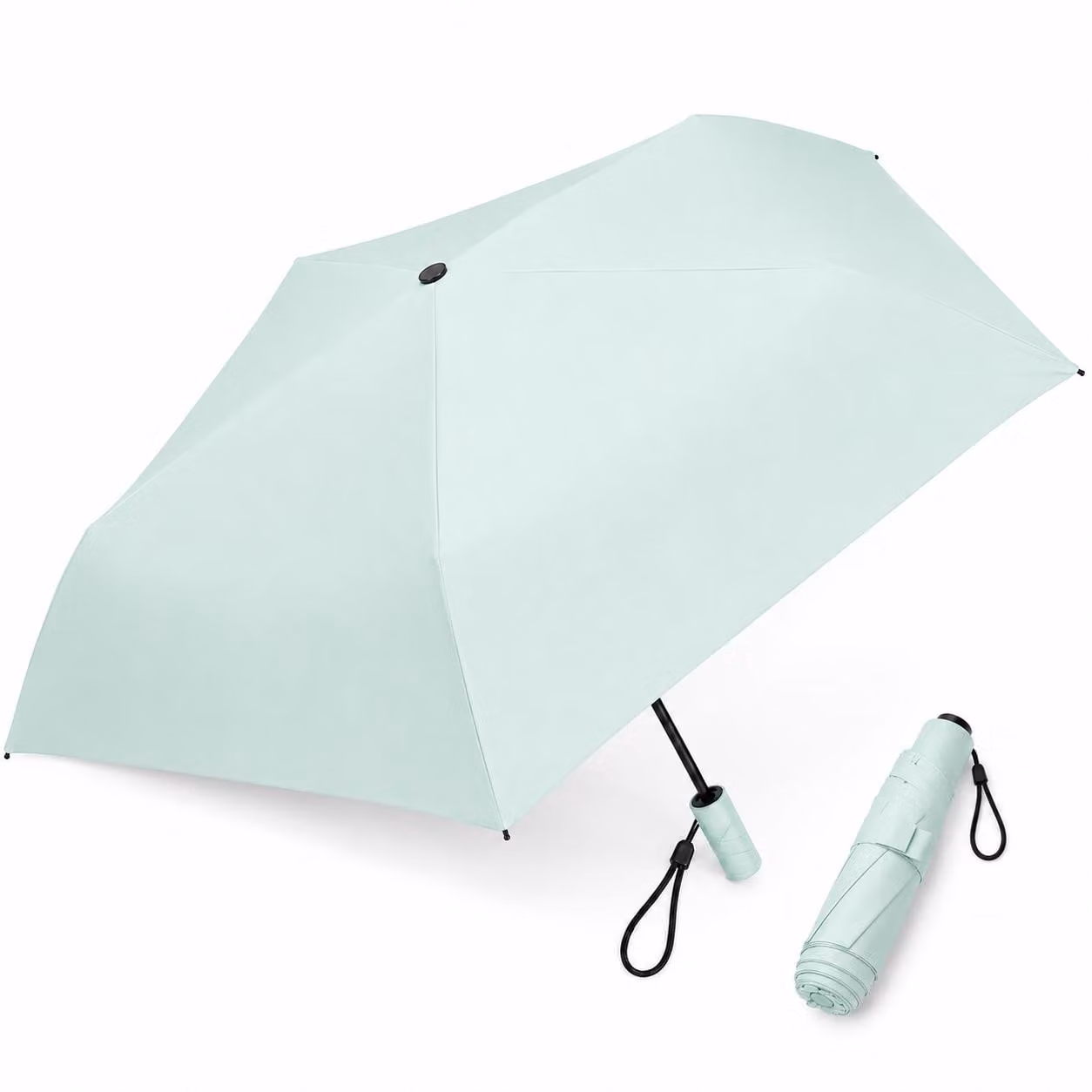 Ombrello pieghevole compatto, colore verde – UMBRALITE