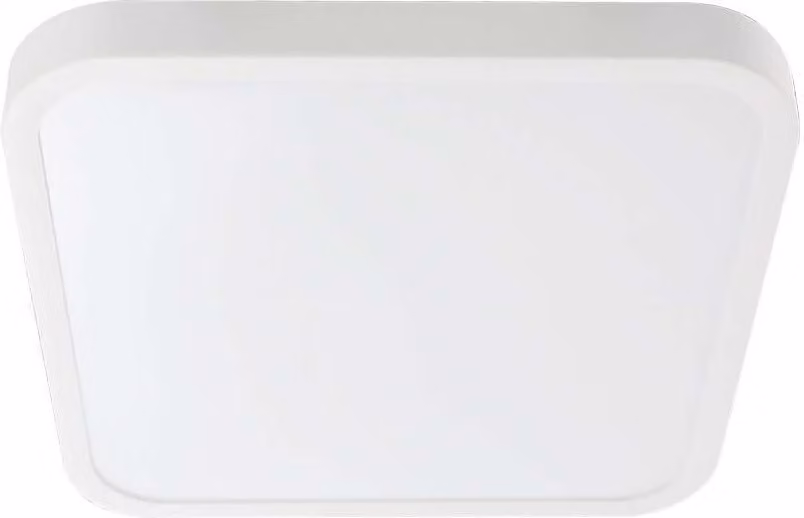 Luci a cupola LED quadrate - 420 mm - IP44 - bianco - 30W - 3000 lumen - 3000K