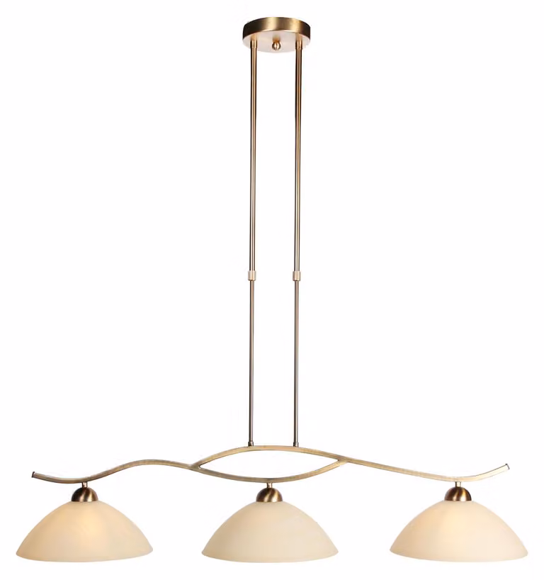 Lampada a sospensione - bronzo - Anthea - vetro metallo - lampada di design - E27 - 4326BR - Steinhauer