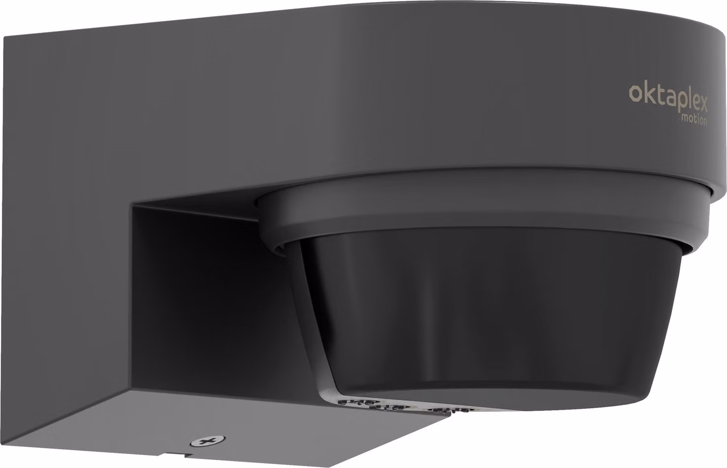 Oktaplex Eva rilevatore di movimento 240 gradi IP65 a infrarossi antracite