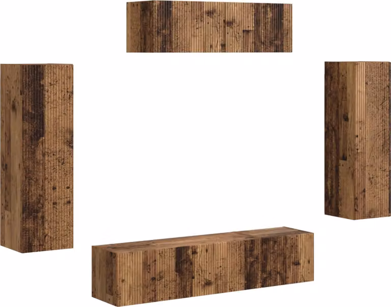 Mobile TV 5 pcs Legno vecchio